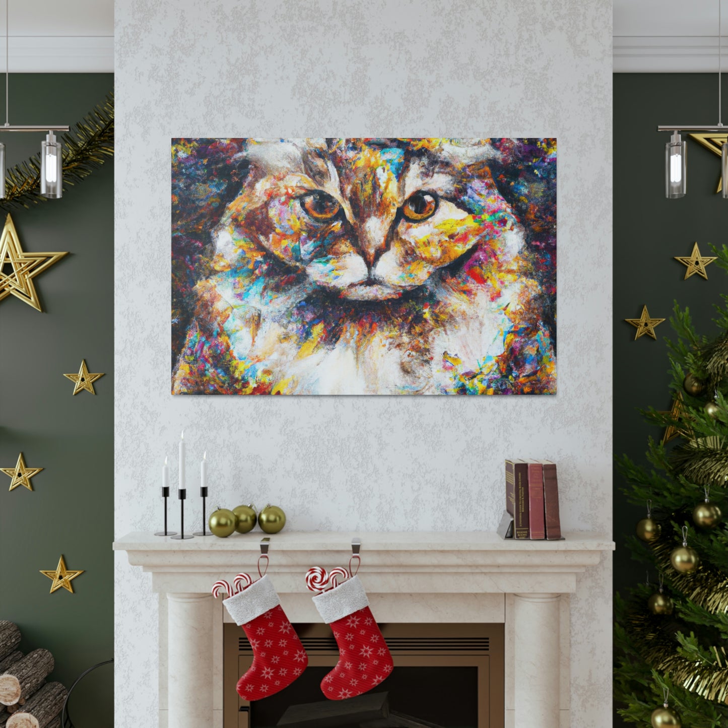 Flower Cat - Canvas