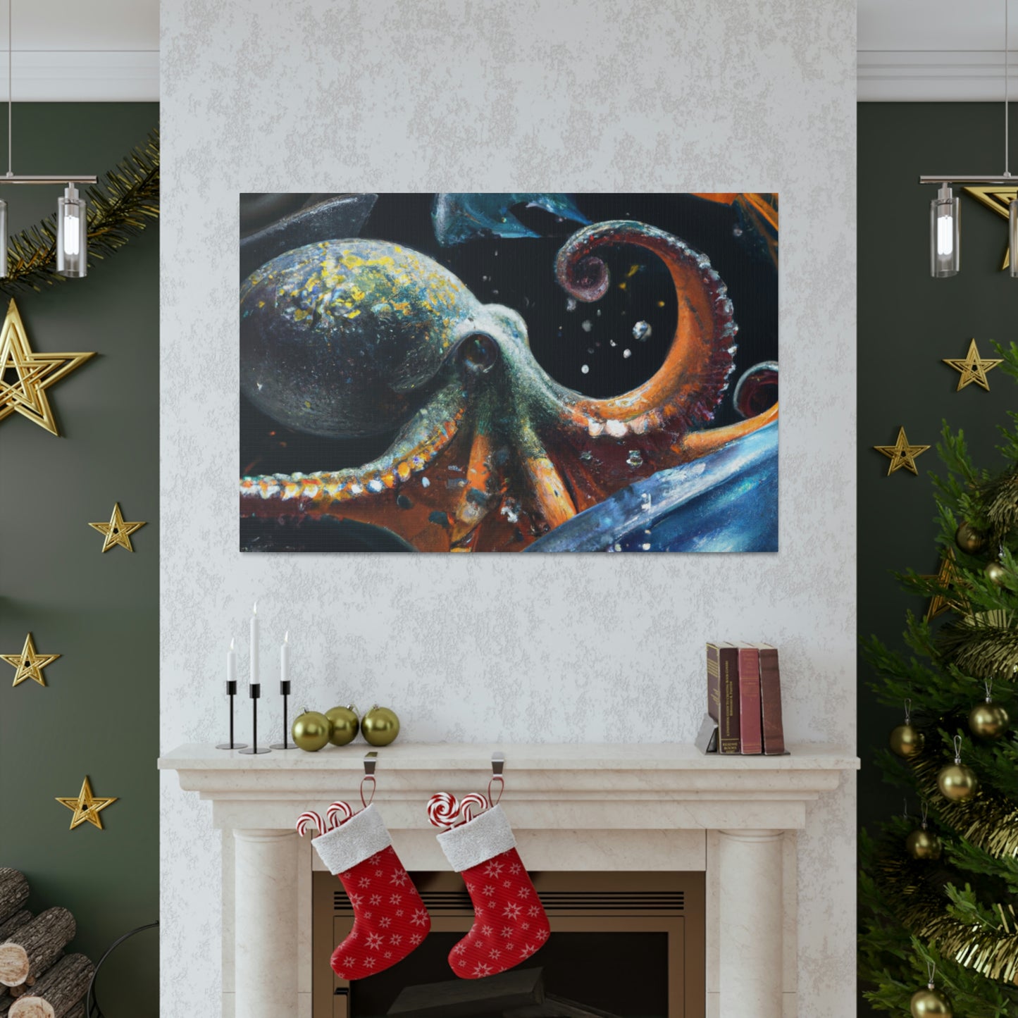 Oceanic Coral Scene - Canvas