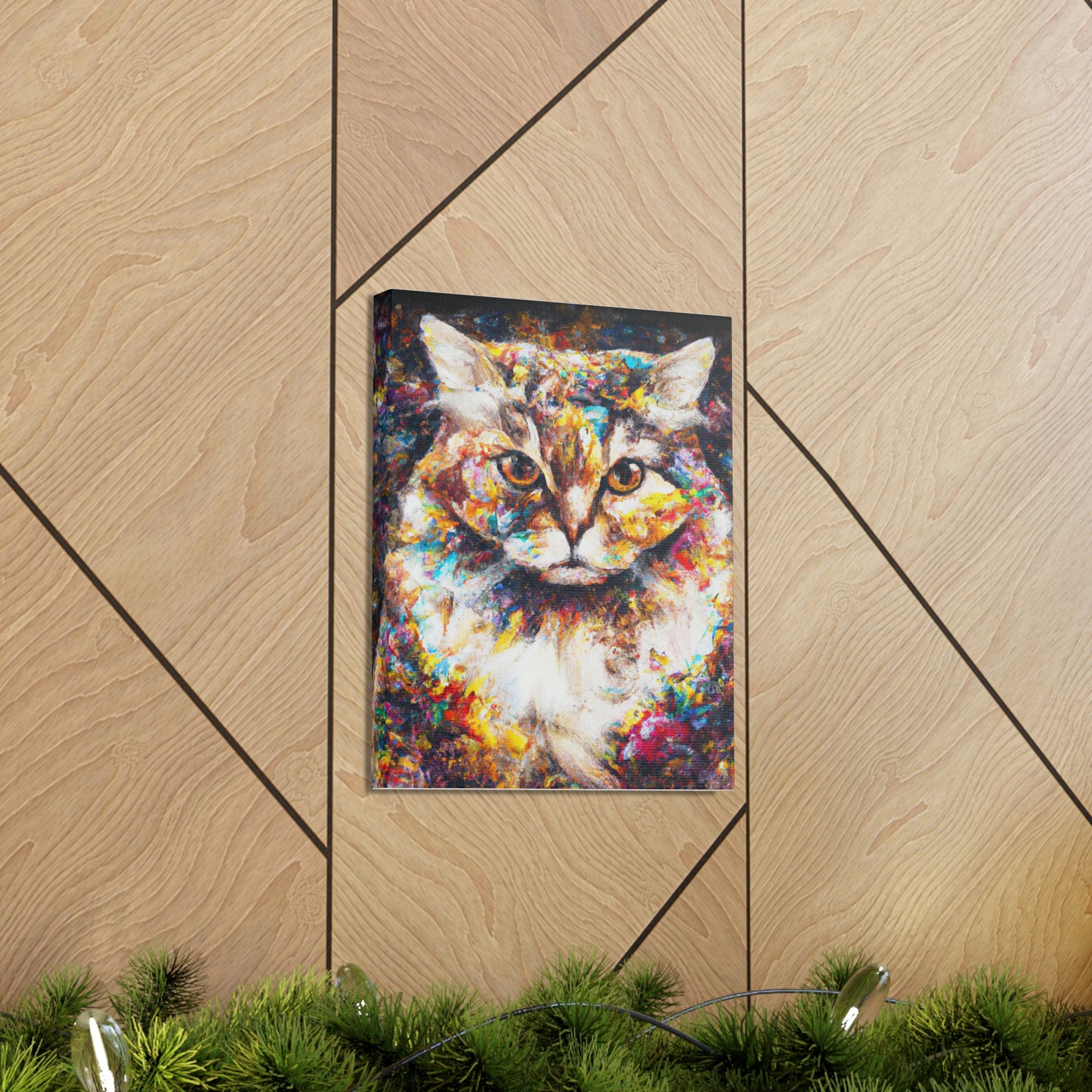 Flower Cat - Canvas