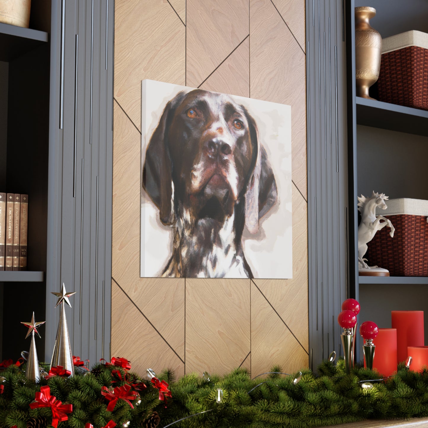 "Pointer Perfection" - Canvas