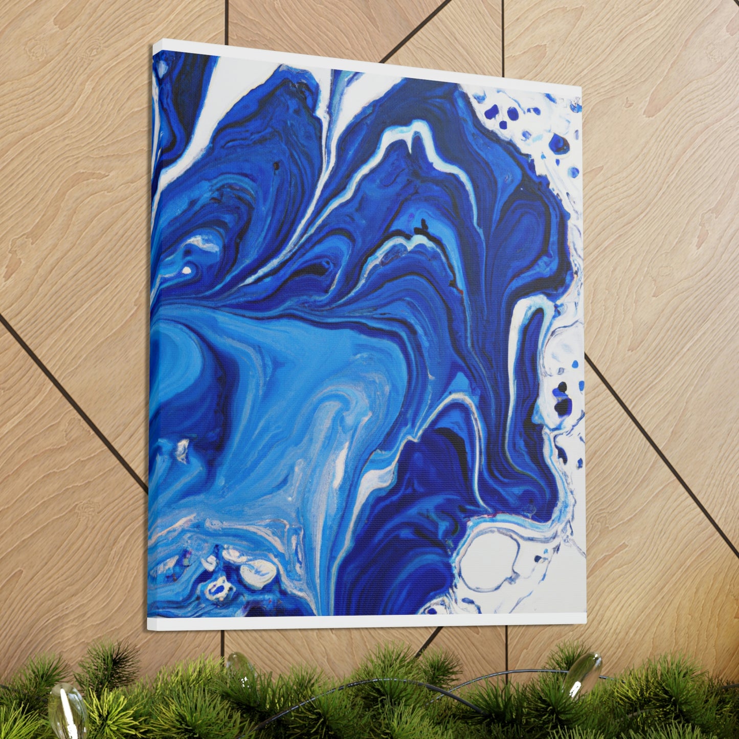 "Aqua Stream" - Canvas