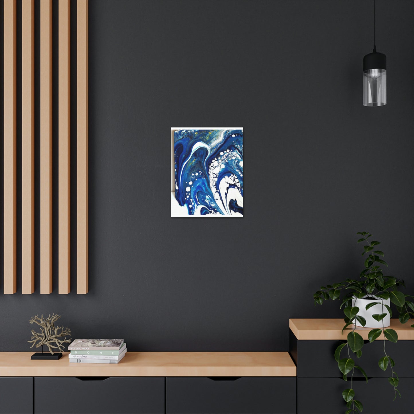 Aqua Drift - Canvas