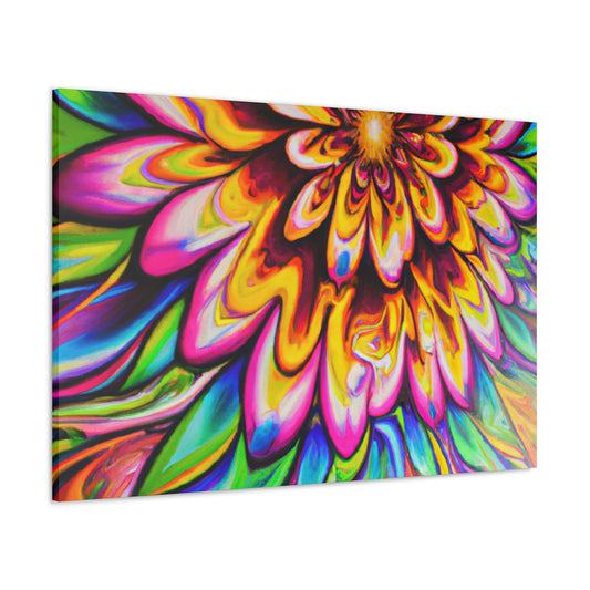 Psychedelic Bloom - Canvas