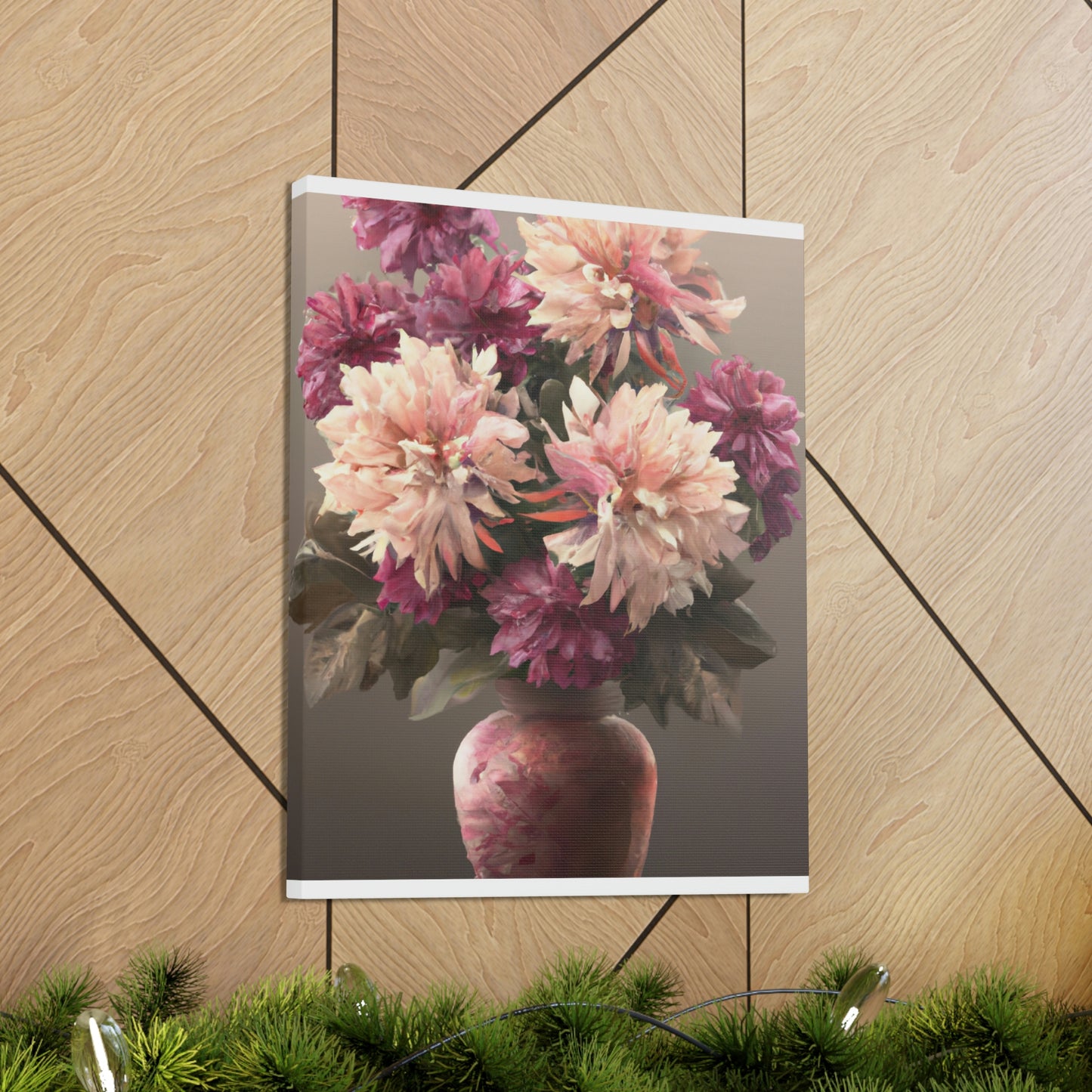 "Floral Finesse Art" - Canvas