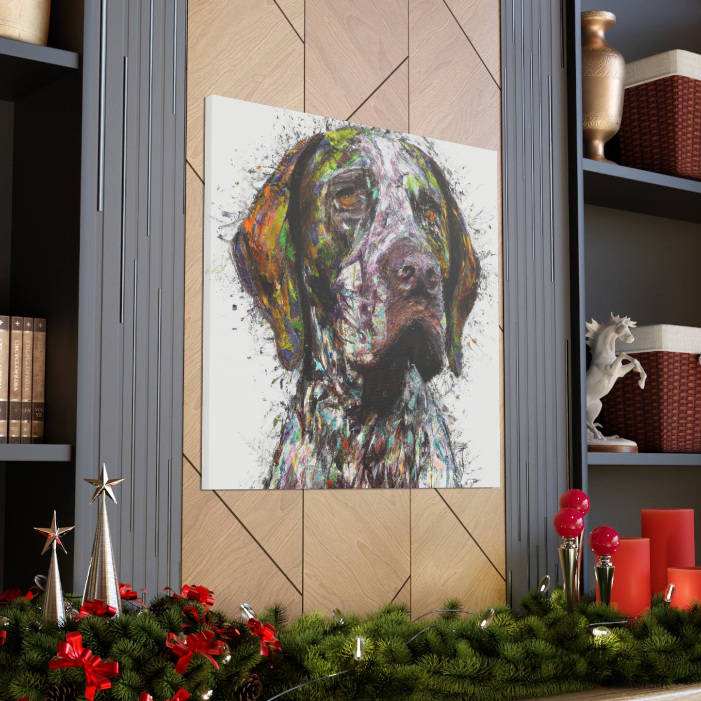 "Painted Pointer" - Canvas