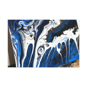 Blue Brilliance. - Canvas