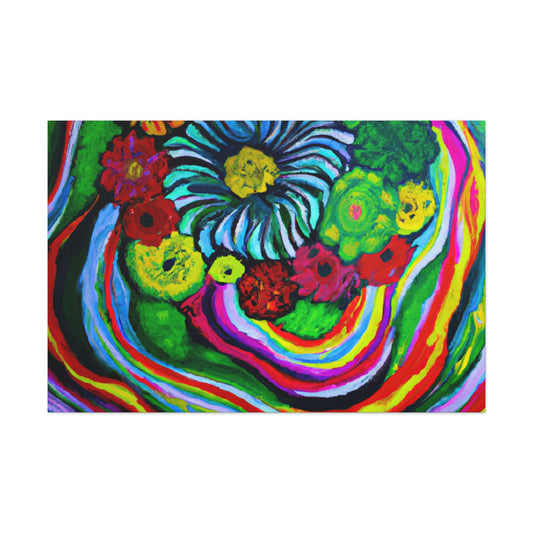 Vivid Blooms. - Canvas