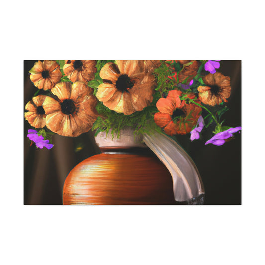 Floral Beauty Revival - Canvas