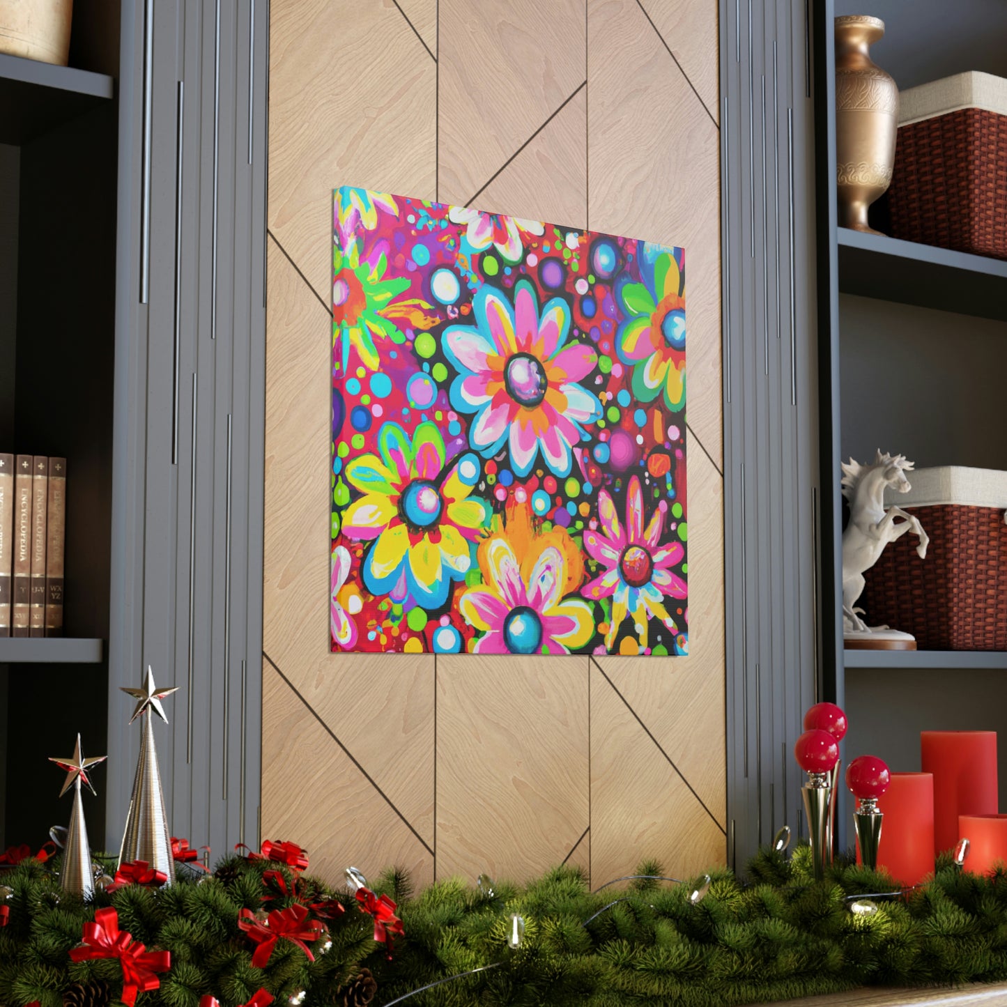 Vibrant Bloom. - Canvas