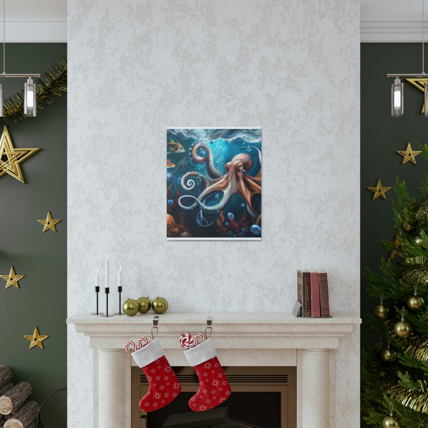 Ocean Marine Glow. - Canvas
