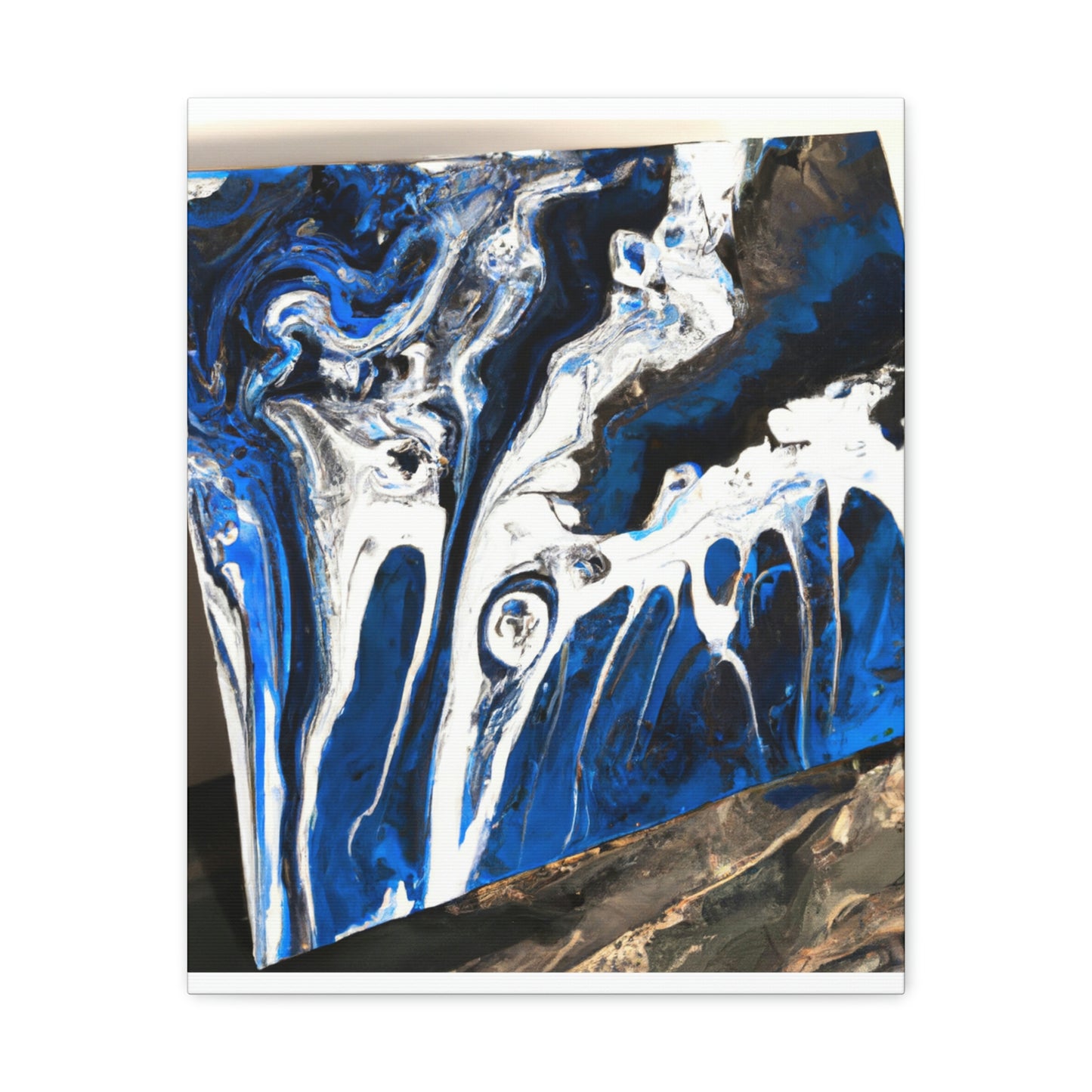 Blue Brilliance. - Canvas