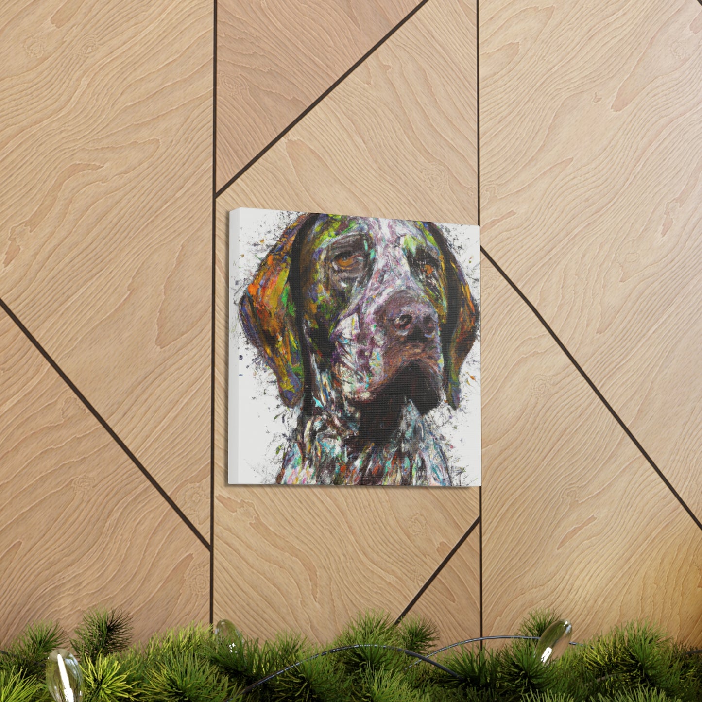 "Painted Pointer" - Canvas