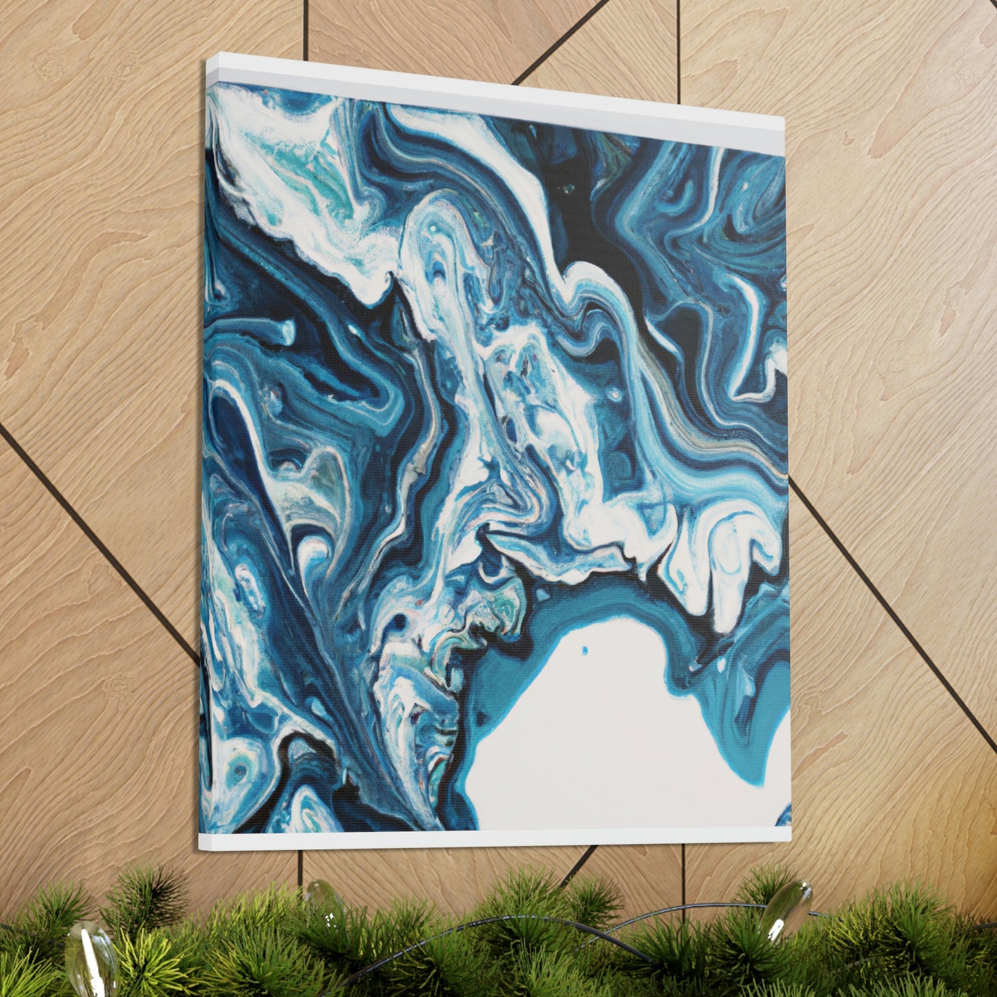 "Blue Harmony". - Canvas