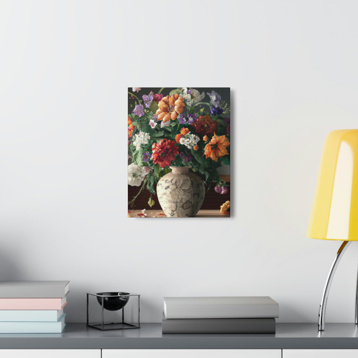 Vibrant Floral Bliss - Canvas