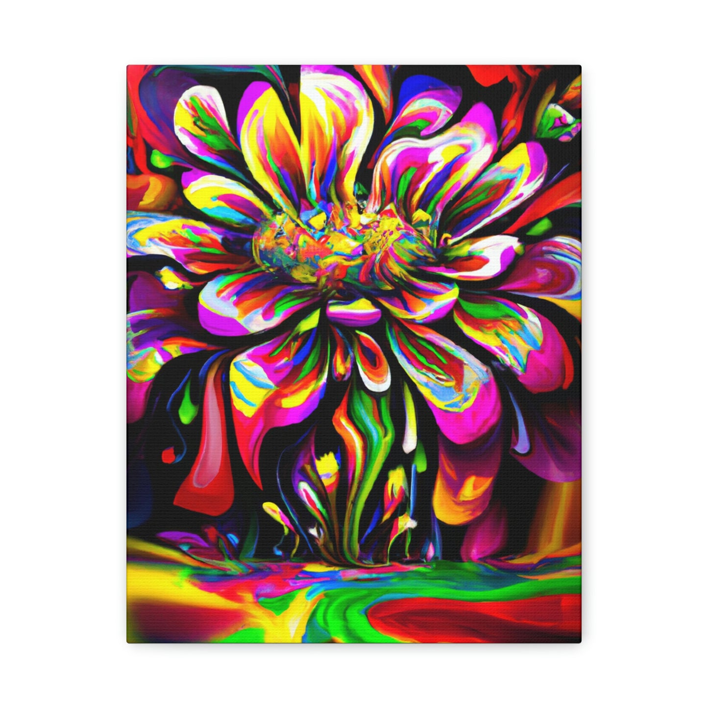Groovy Bloom. - Canvas
