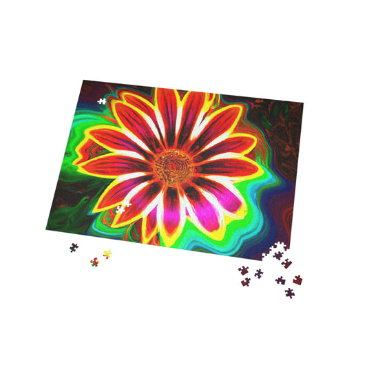 Psychedelic Petal Burst- Puzzle