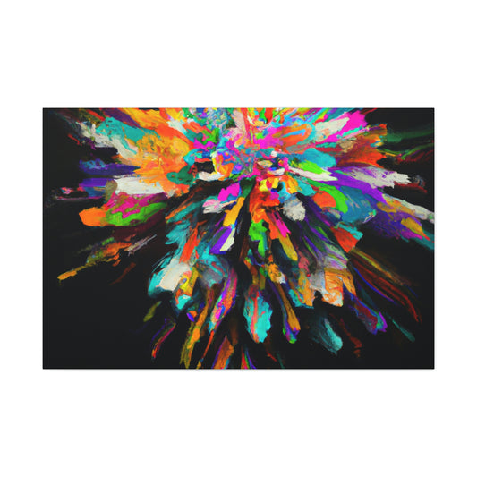 Psychedelic Bloom - Canvas