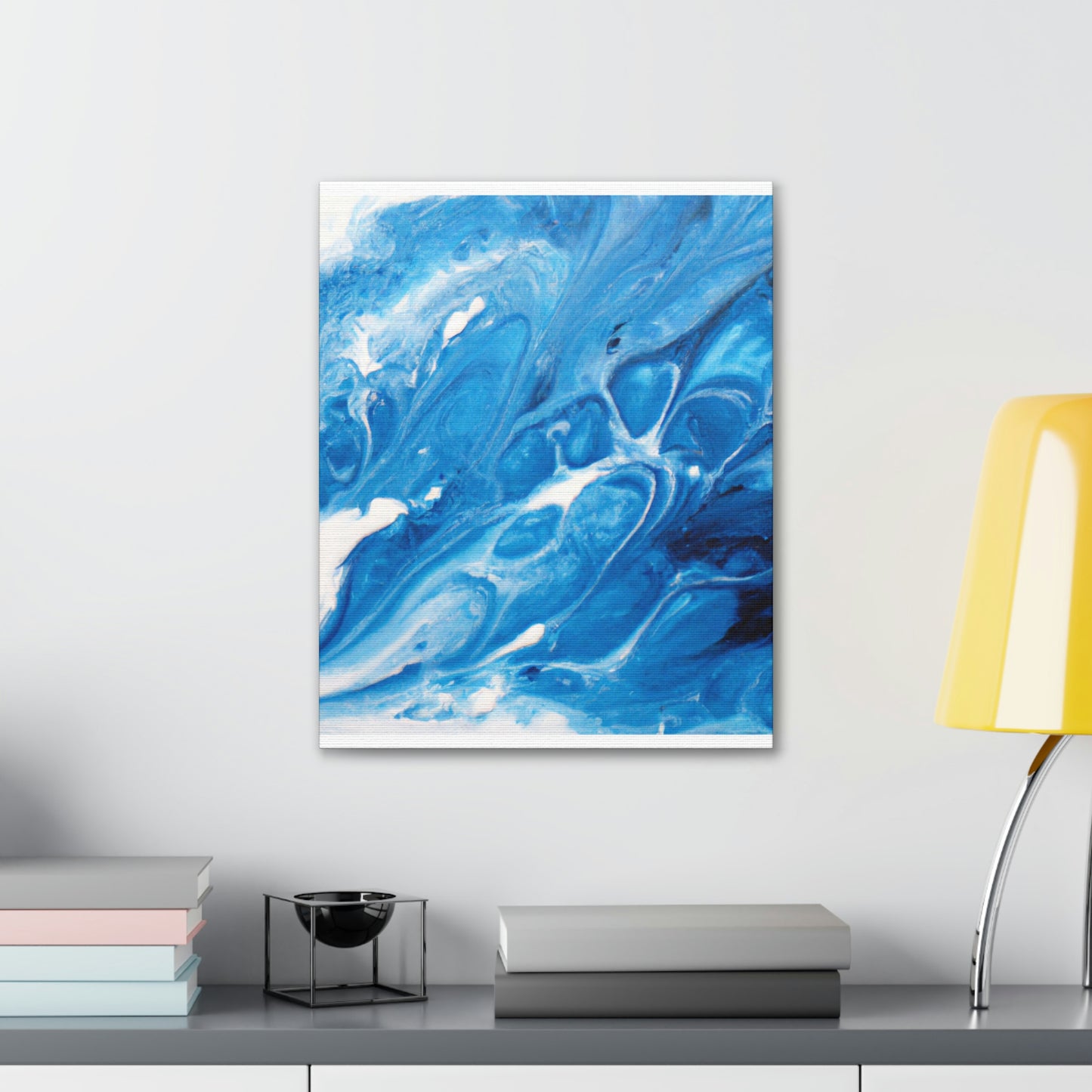 Blue Vapour. - Canvas