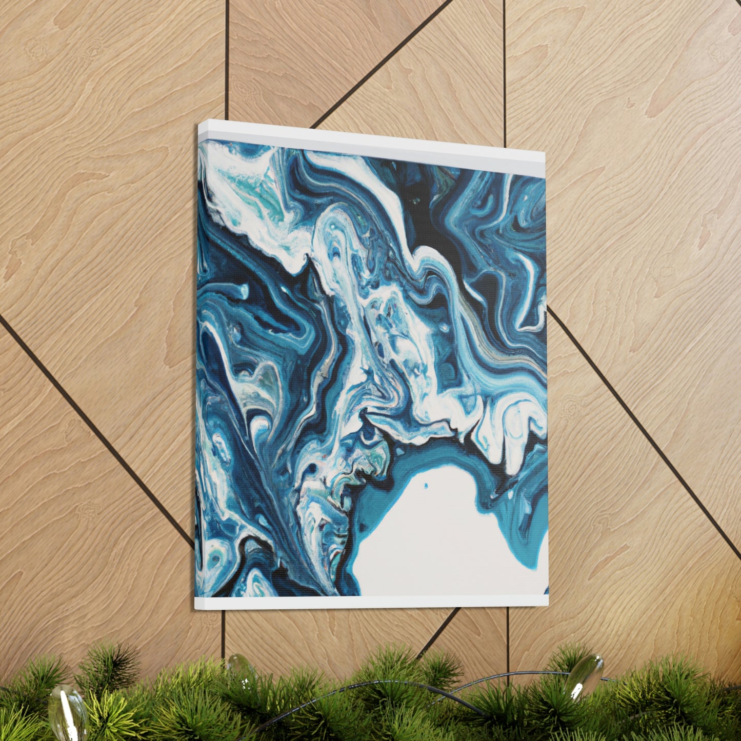 "Blue Harmony". - Canvas