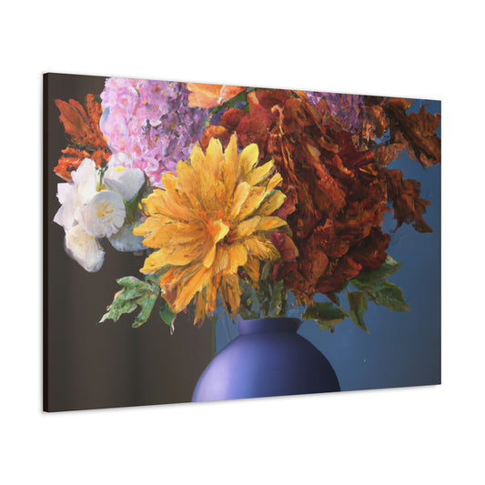 Floral Bloom Brilliance - Canvas
