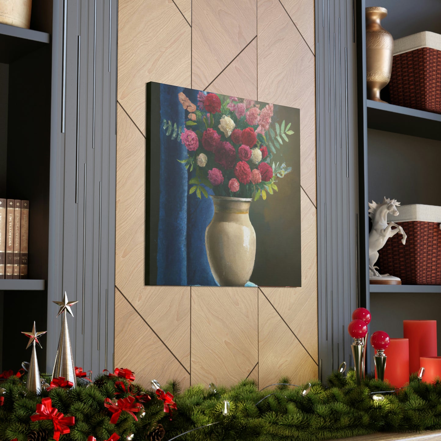 Floral Fantasia. - Canvas