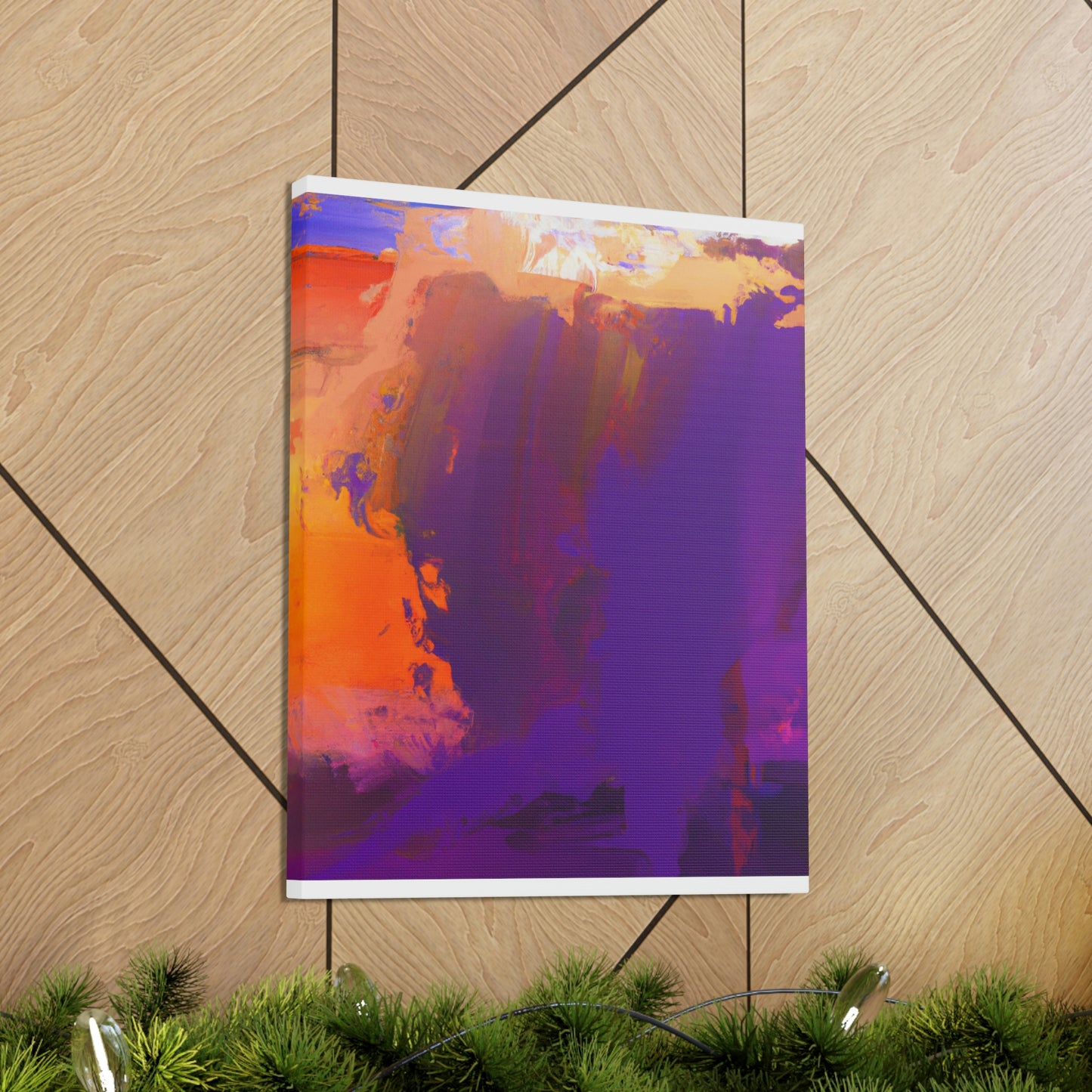 "Brushed Hues" - Canvas