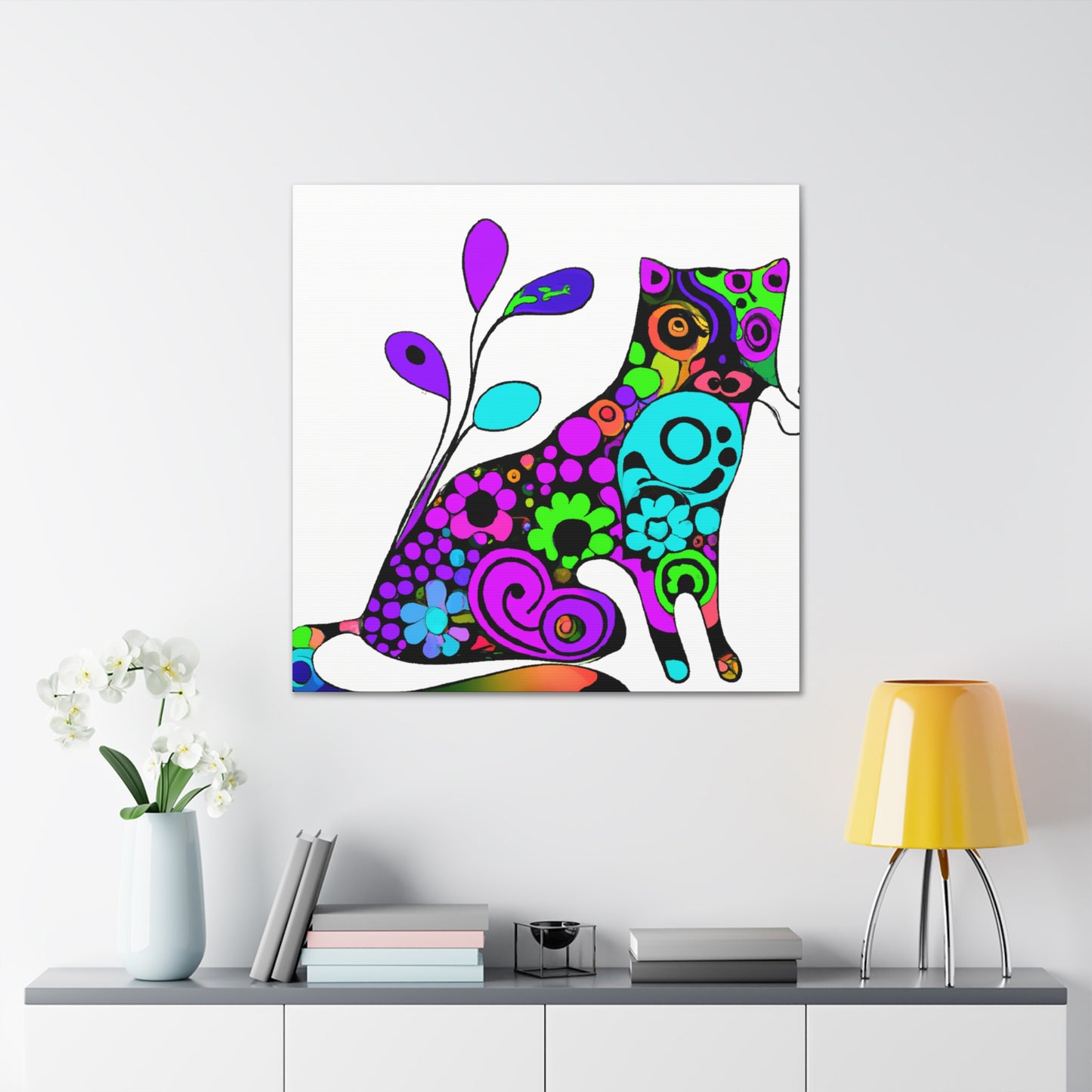 Flora Feline - Canvas