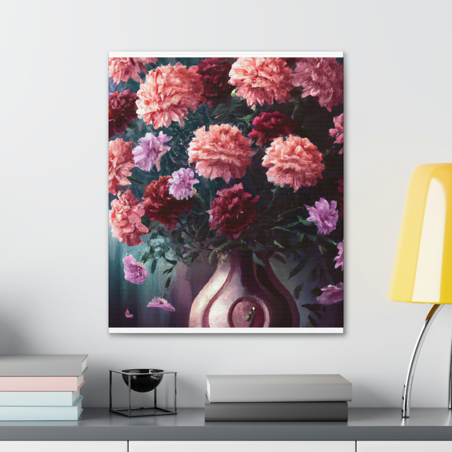 "Flower Vase Bliss." - Canvas