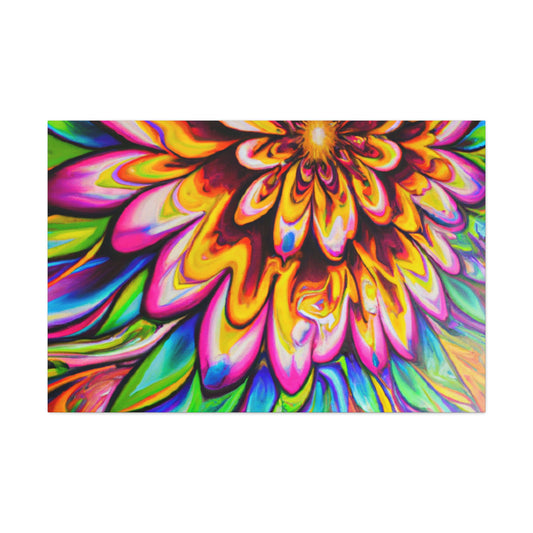 Psychedelic Bloom - Canvas