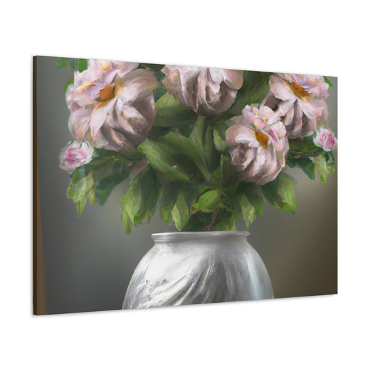 Vase Bouquet Bloom - Canvas