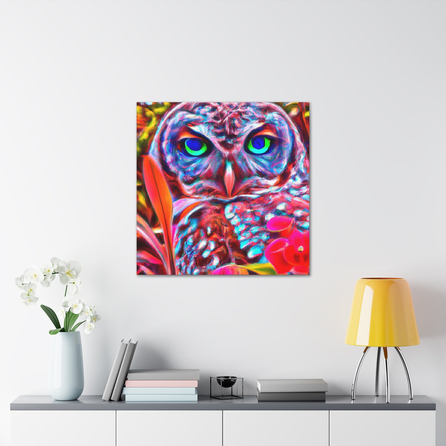 Owl Utopia. - Canvas