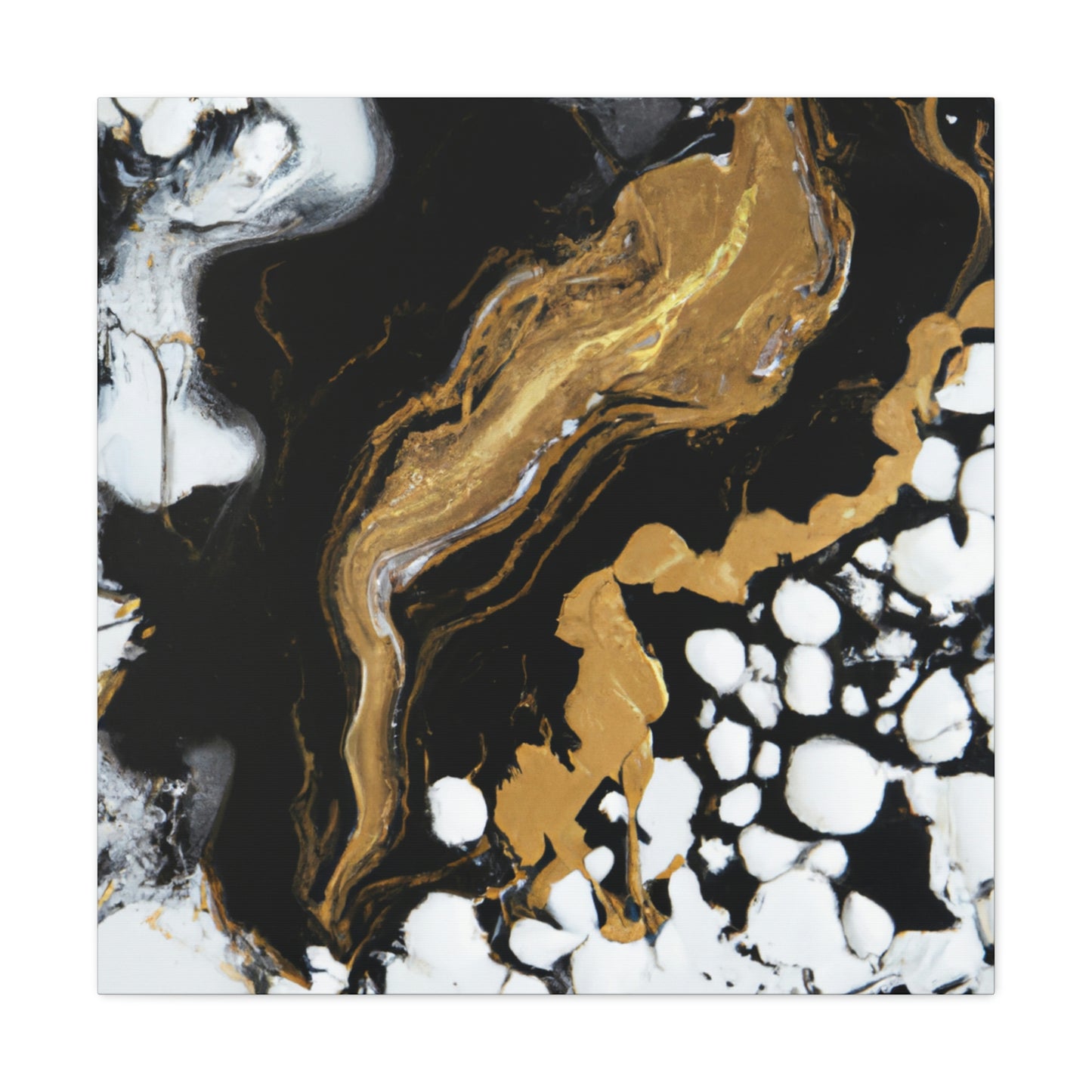 Glittering Ebony Cosmos - Canvas