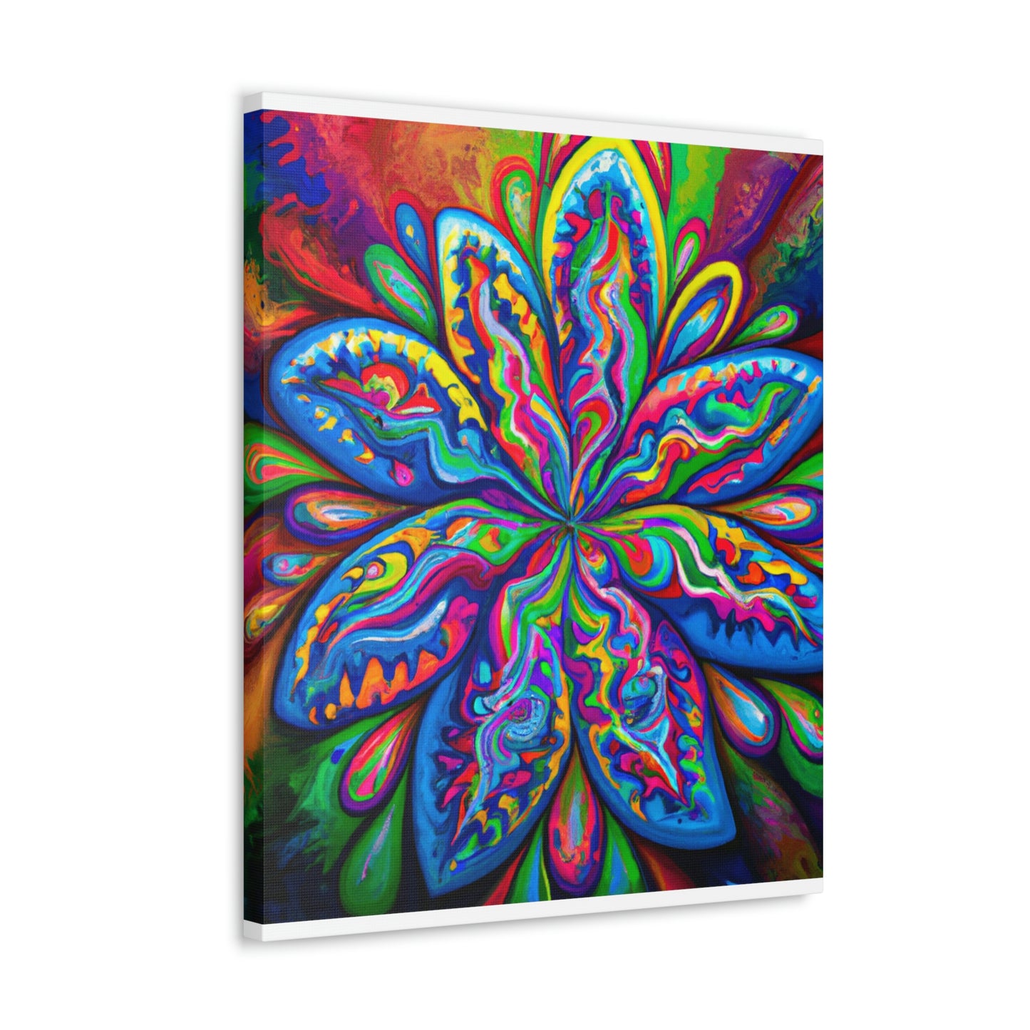 Psychedelic Bloom - Canvas
