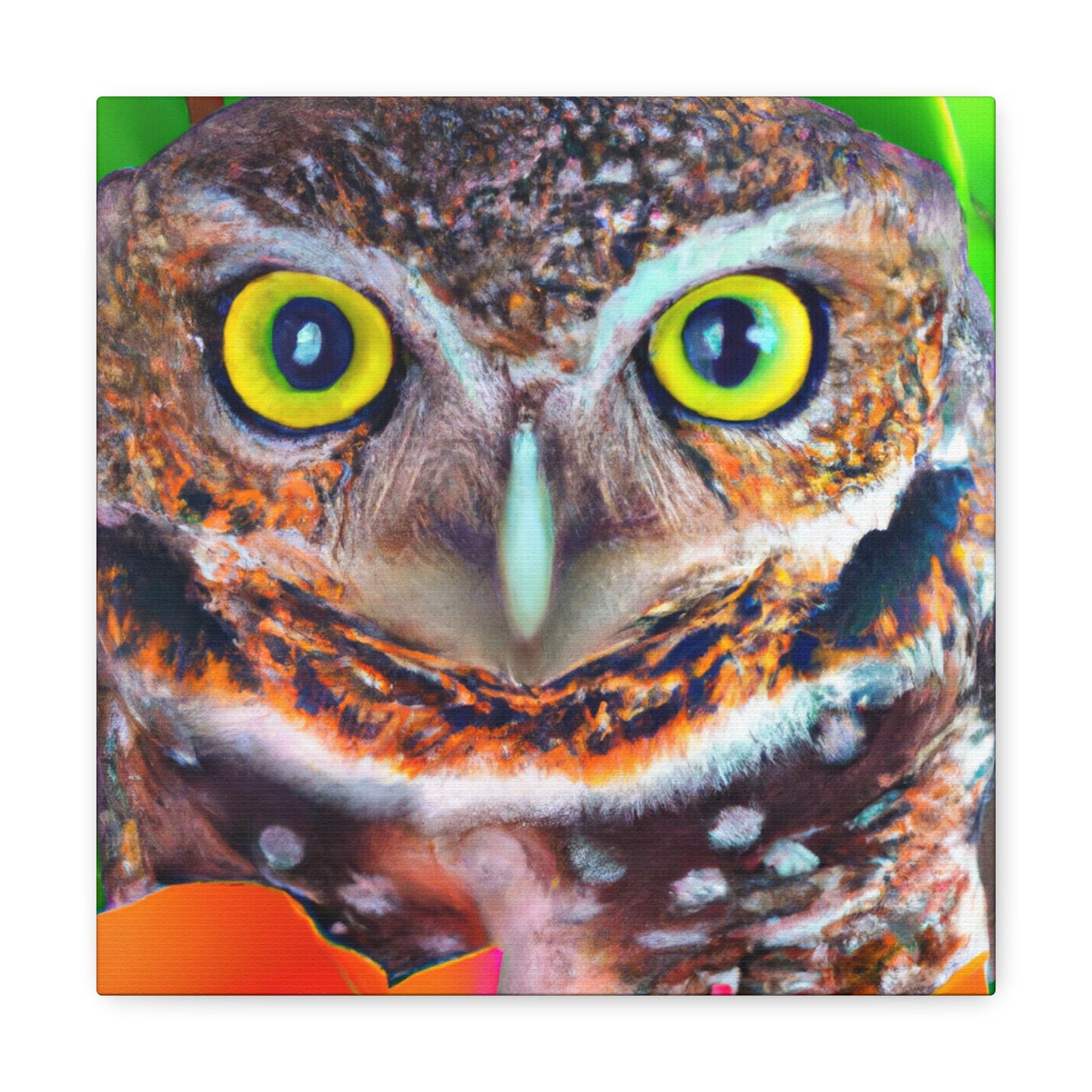 Owl Splendor. - Canvas