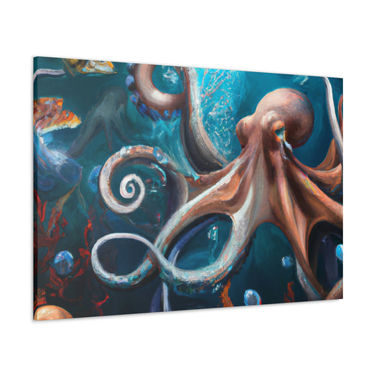 Ocean Marine Glow. - Canvas