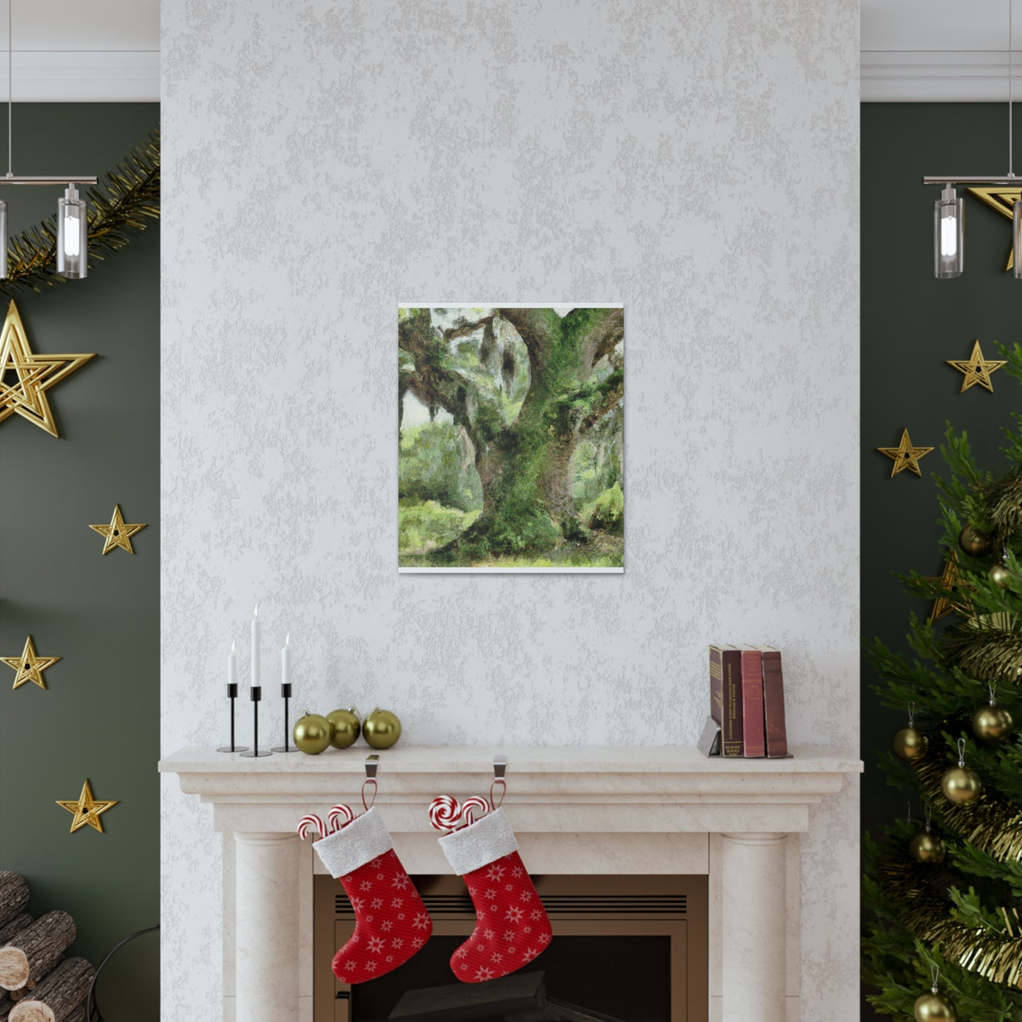 Mystic Moss Tree. - Canvas