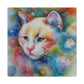 Flowered Feline - Canvas