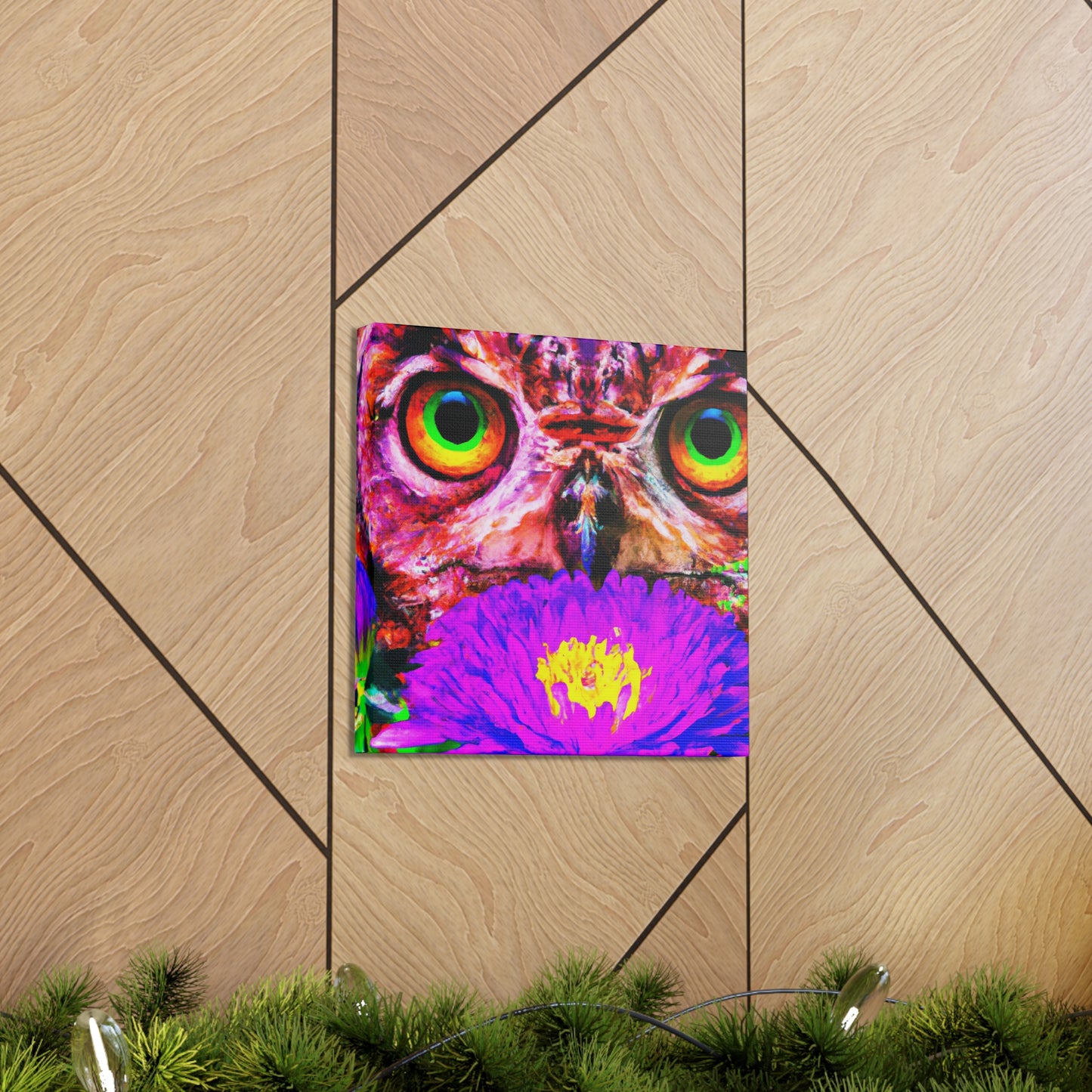 Owl's Oasis - Canvas