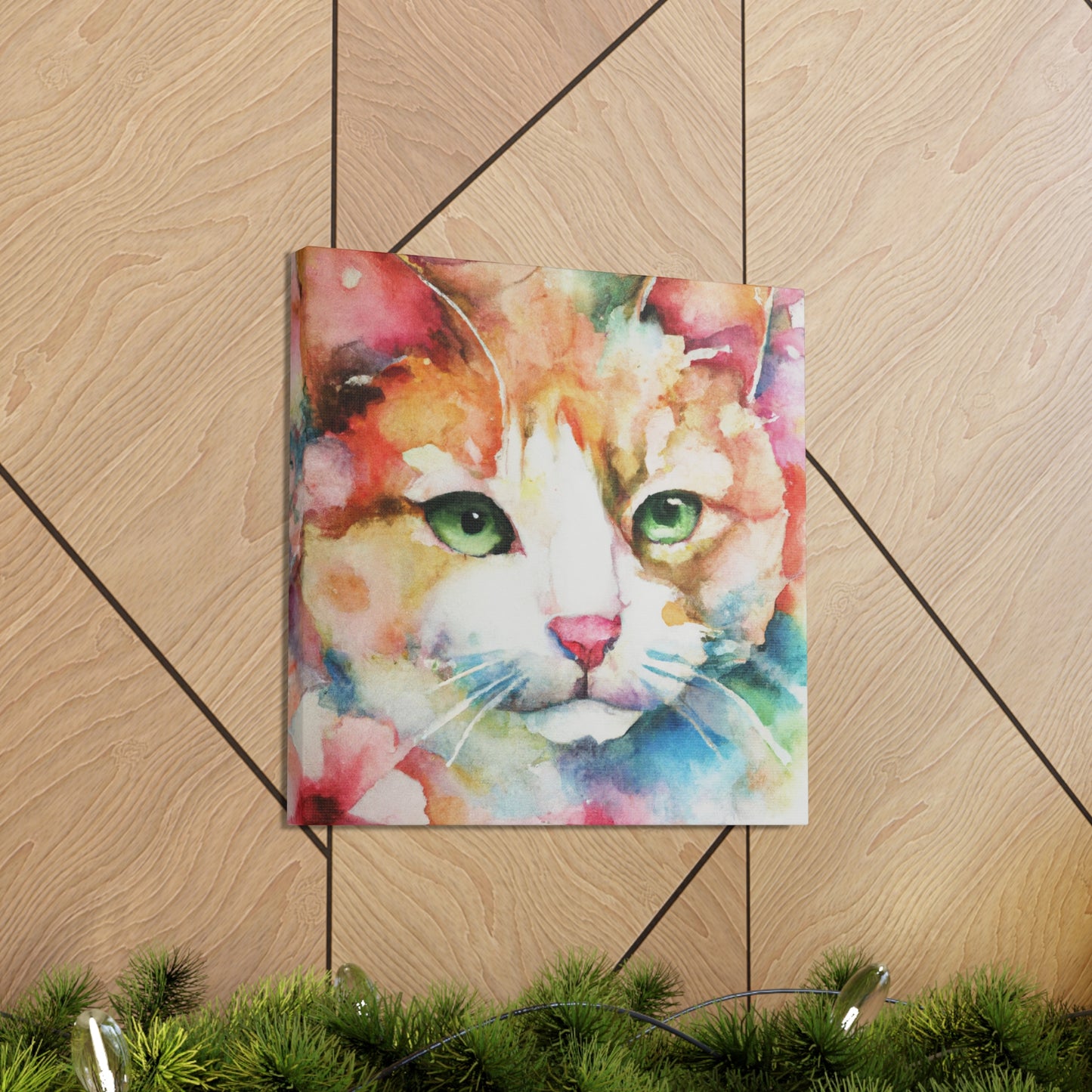 Cat Florabundance. - Canvas