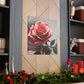 Red Rose Splendor - Canvas