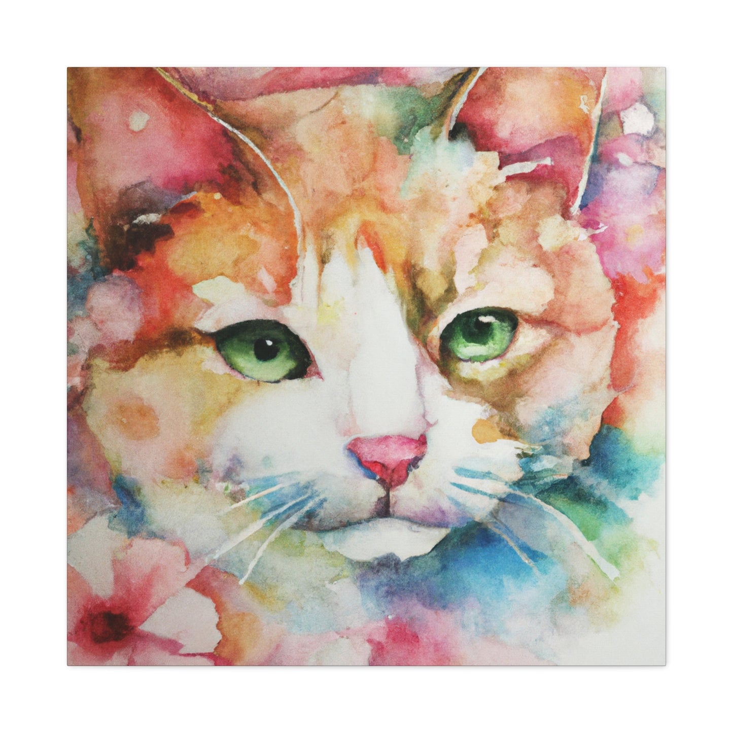 Cat Florabundance. - Canvas
