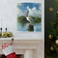 Wetland Pelican Dream. - Canvas