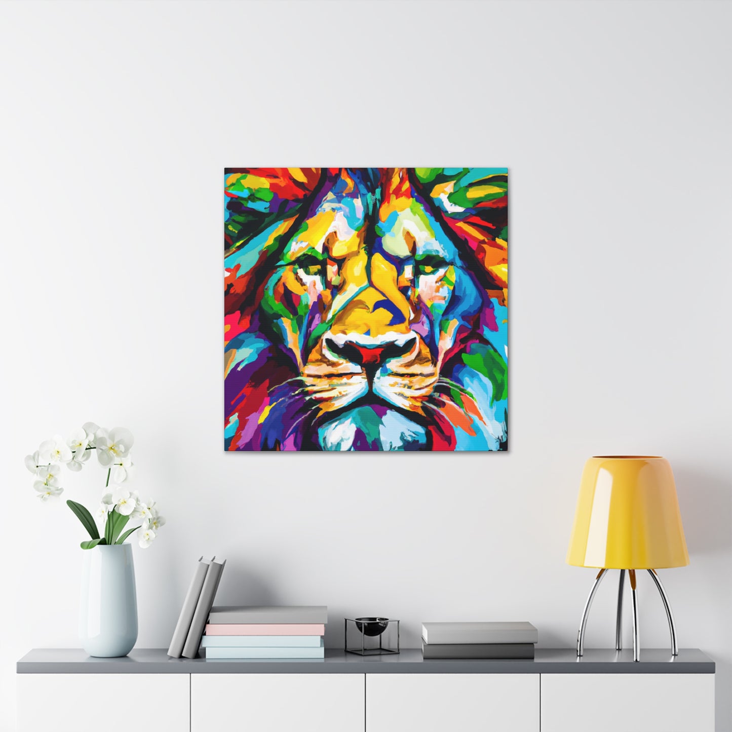 Lion Prism. - Canvas