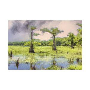 Dreamy Cypress Eden - Canvas