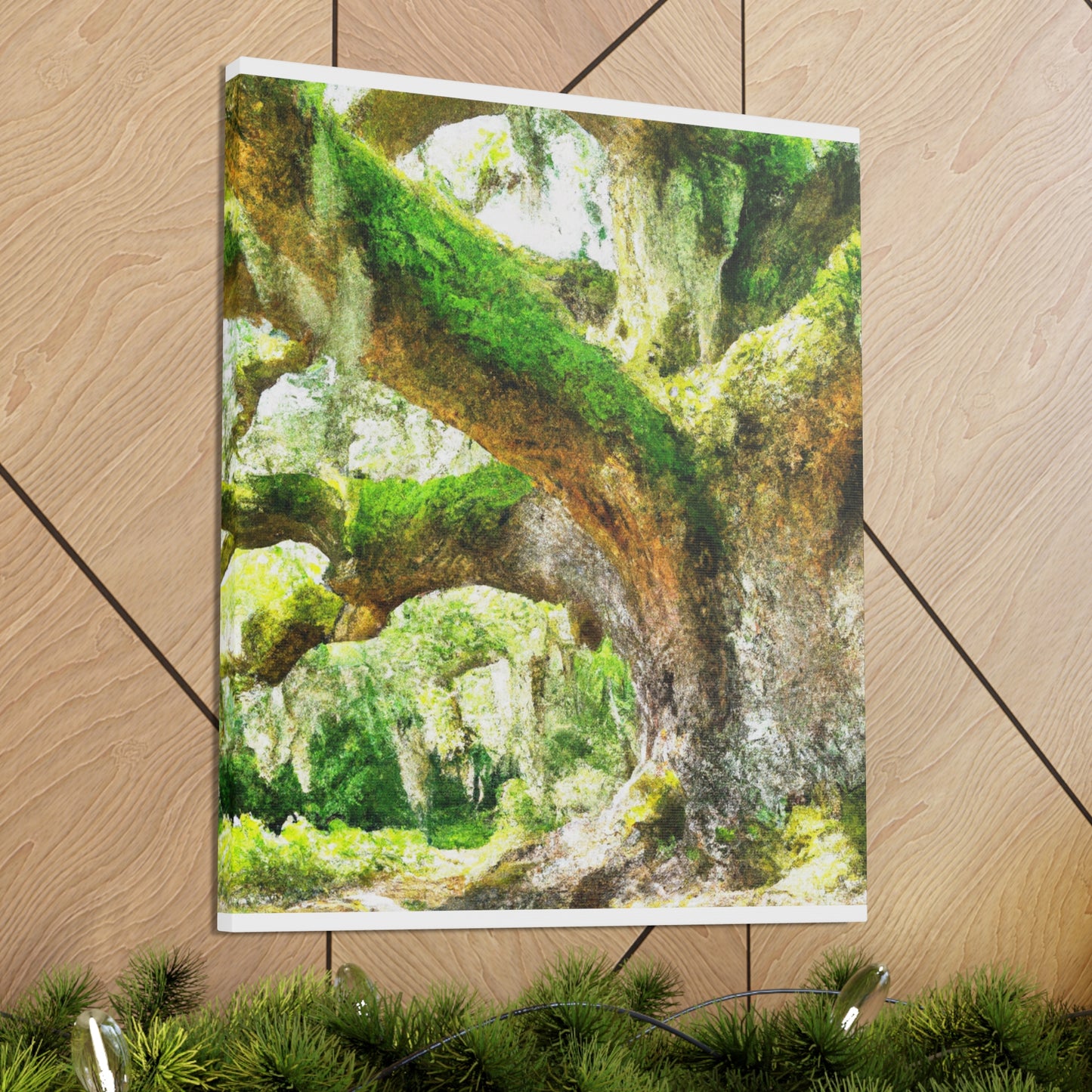 Vibrant Oak Harmony - Canvas