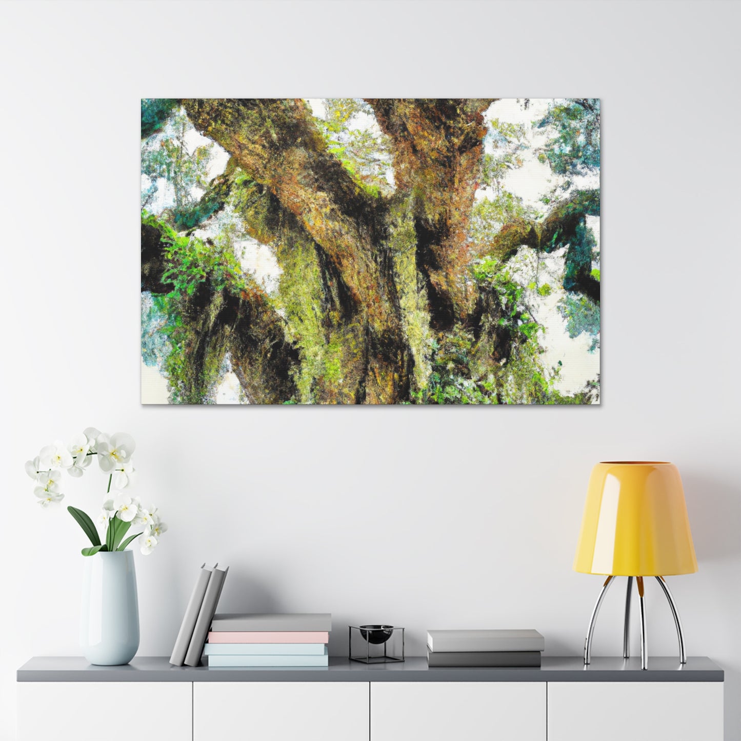 Vivid Woodland Scene - Canvas