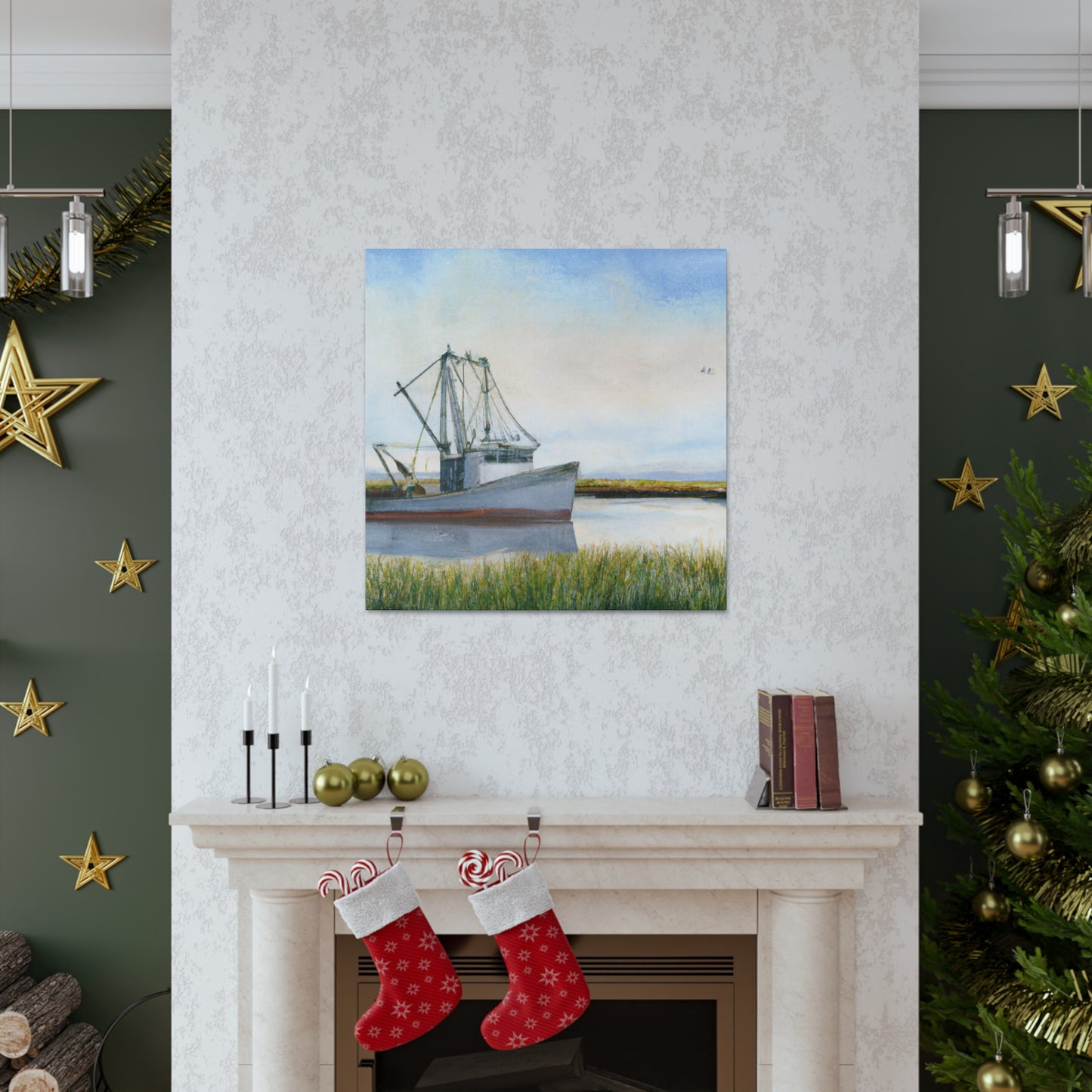 Skylit Shrimpings. - Canvas