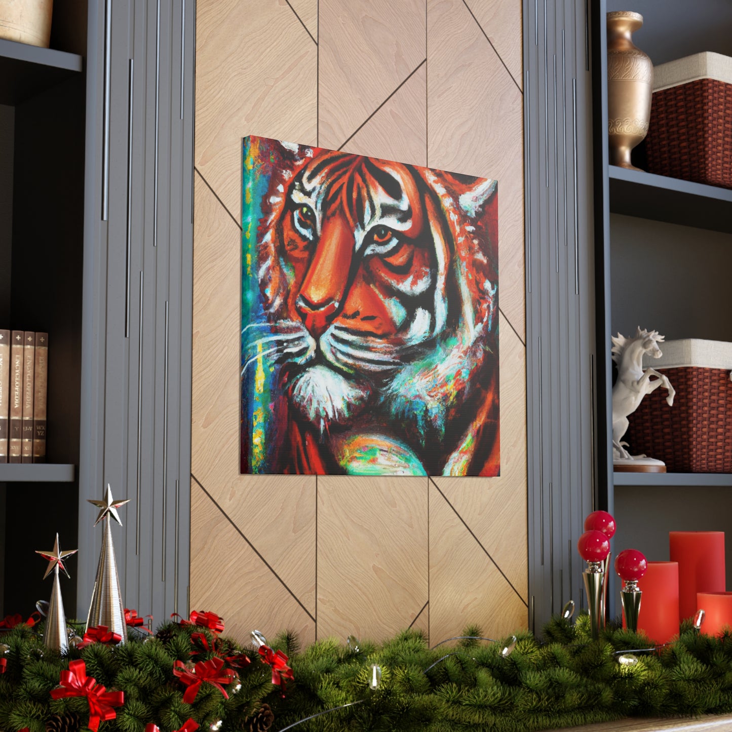 Tiger Radiance. - Canvas