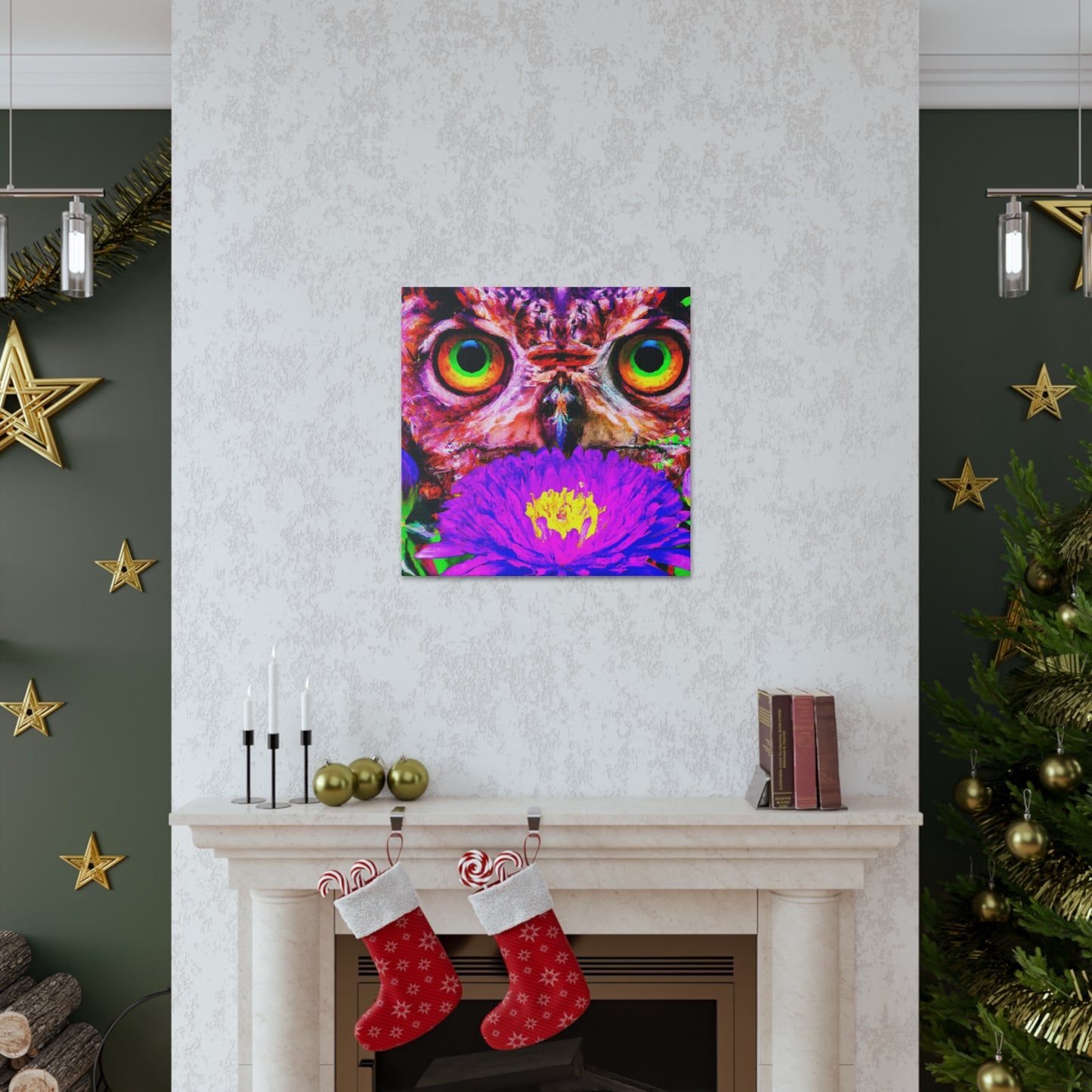 Owl's Oasis - Canvas