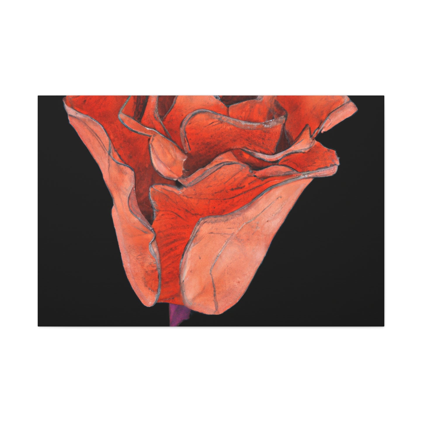 Abstract Blush Bloom - Canvas
